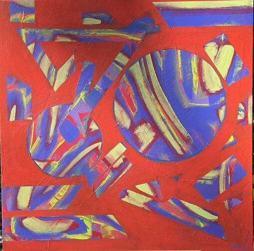 THUNDERRED | Acrylic on Canvas