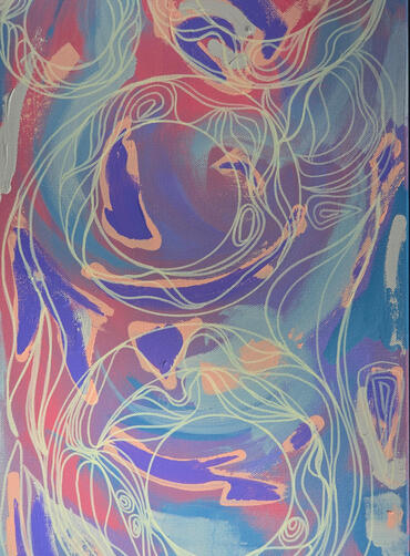 DURGA (Detail) | Acrylic on Canvas